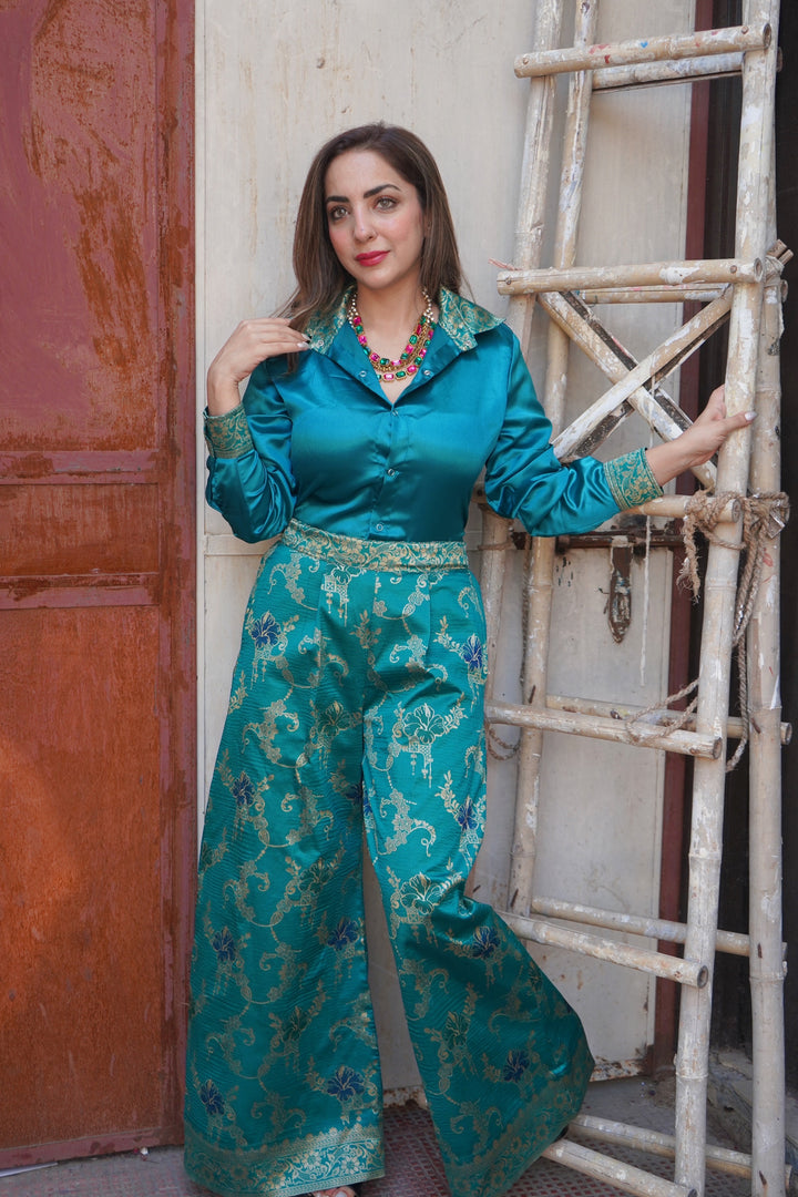 Banarasi Bliss - Pants & Shirt Set