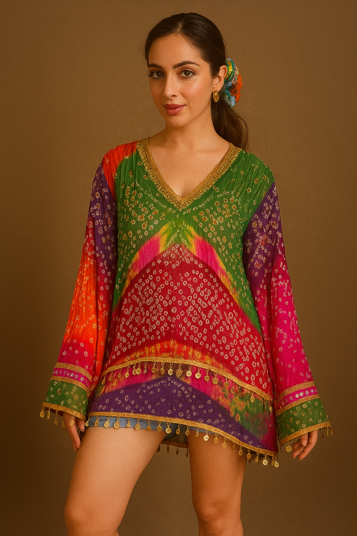 Boho Baagh kurti - banjaratrail