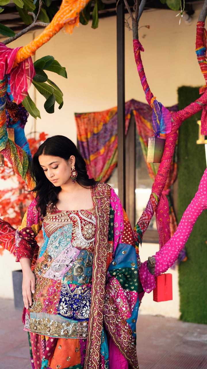 Zubeida Embellished  Suit