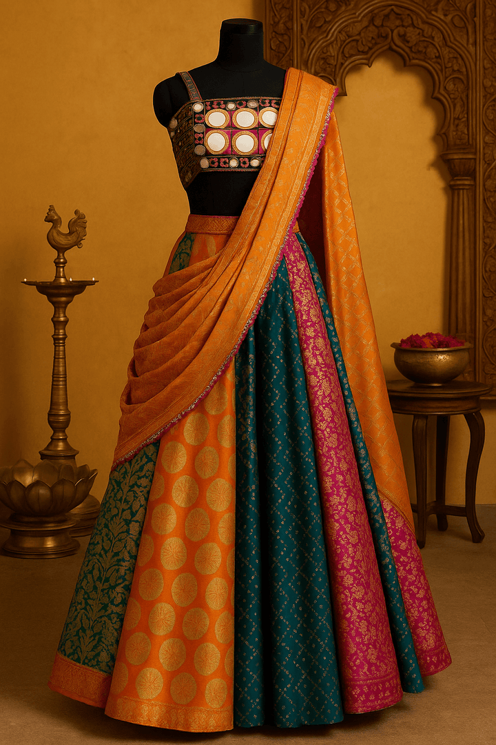 Banjara Multi Brocade Lehenga - banjaratrail