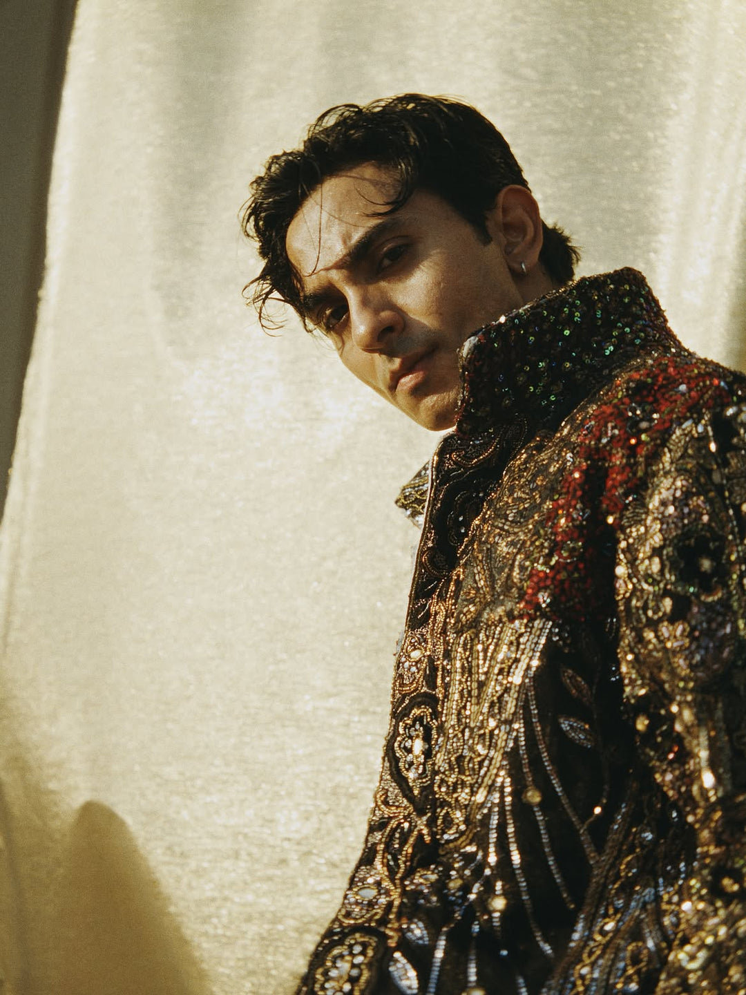 Sufi Black Embellished Jacket