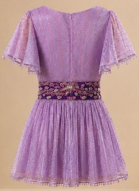 Lilac Muse Mini Dress