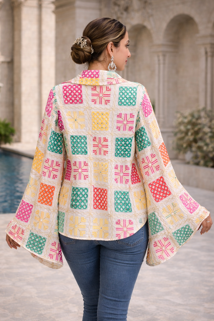 Phulkari Flare Chic- Shirt