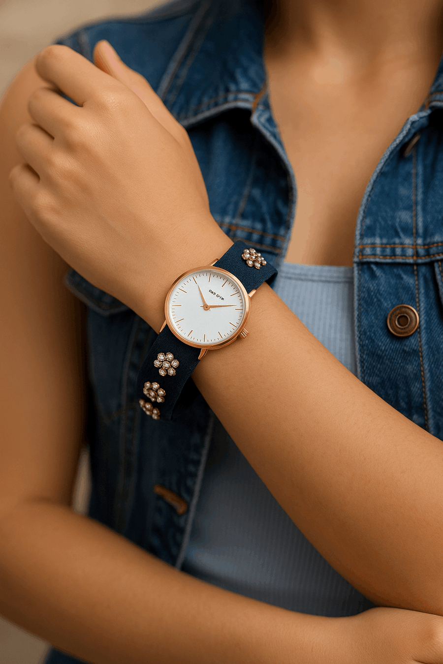 Midnight Bloom Timepiece