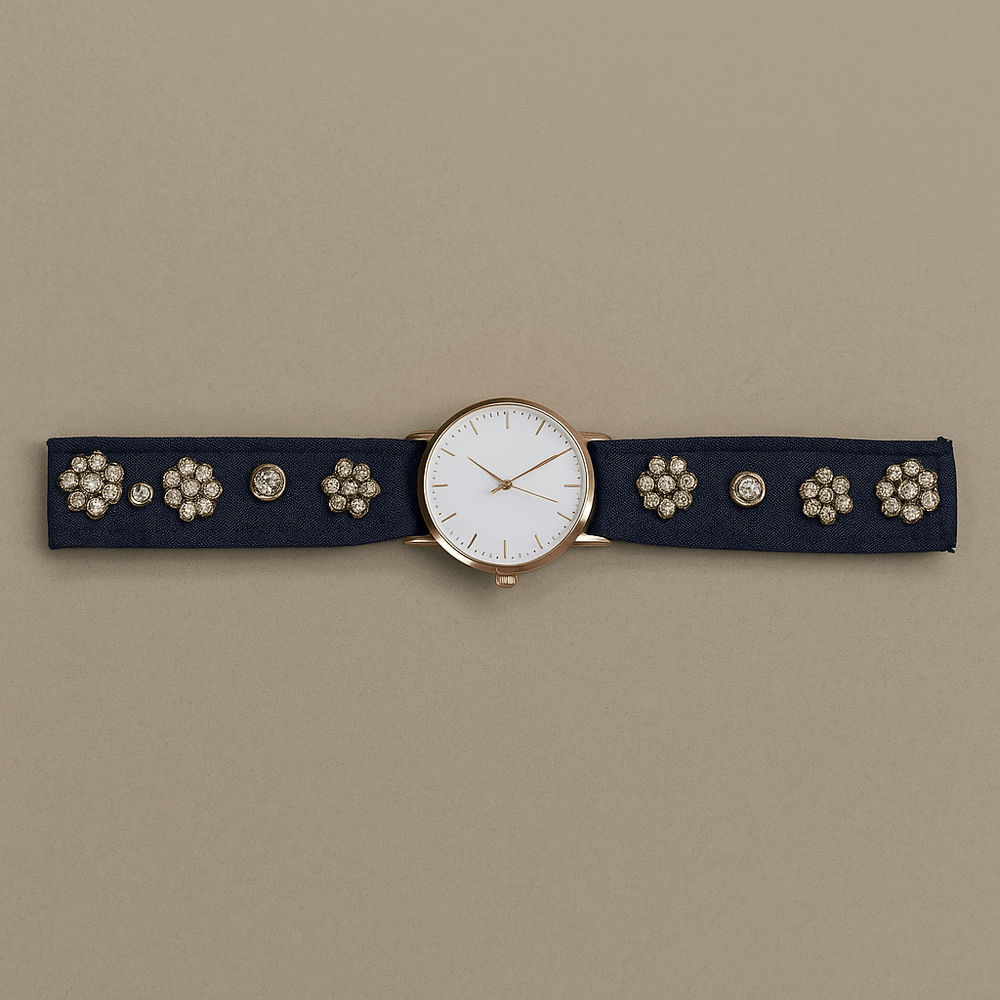 Midnight Bloom Timepiece