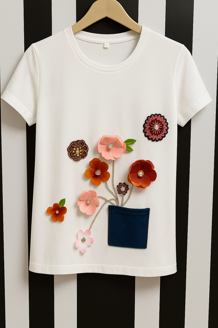 Floral Pocket Bloom T-Shirt
