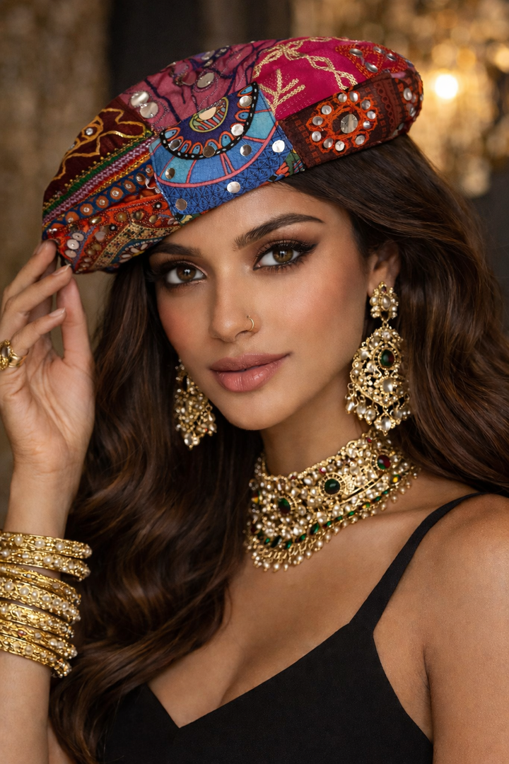Gypsy Patchwork Beret