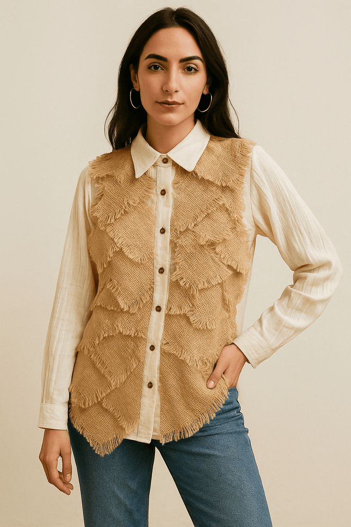 Burlap Linen shirt - banjaratrail