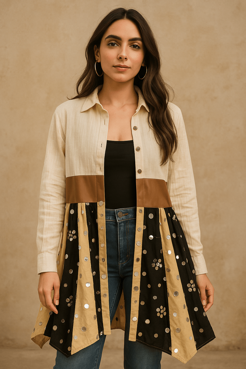 Luxe Minimal Boho Shirt - banjaratrail