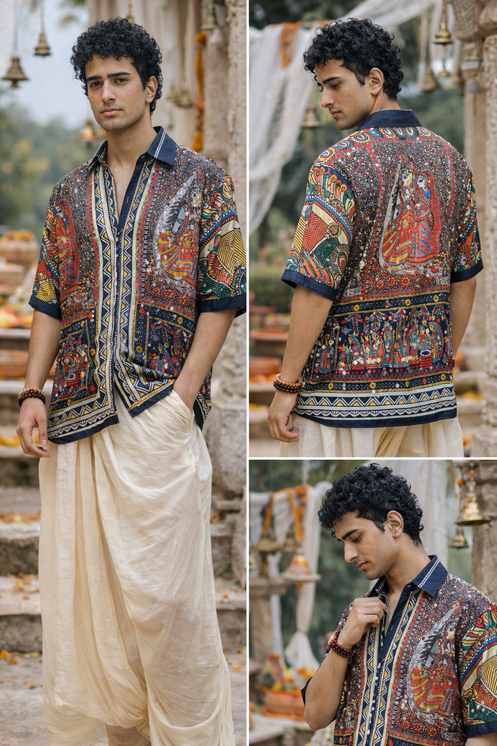 Madhubani Legacy Art Shirt