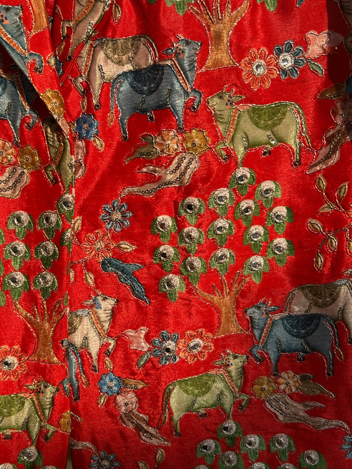 Rudra Raj Hand-Embroidered  Kurta