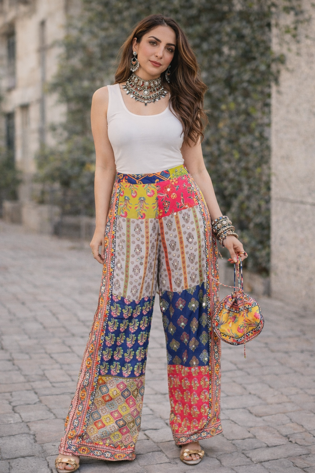 White Dazzle Pants