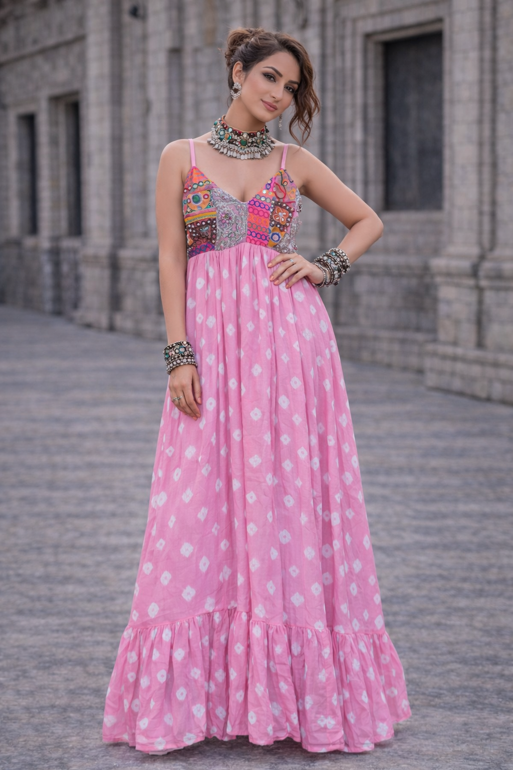 Barbie Bandhini Maxi Dress
