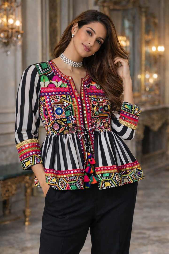 Gypsy Grid Peplum