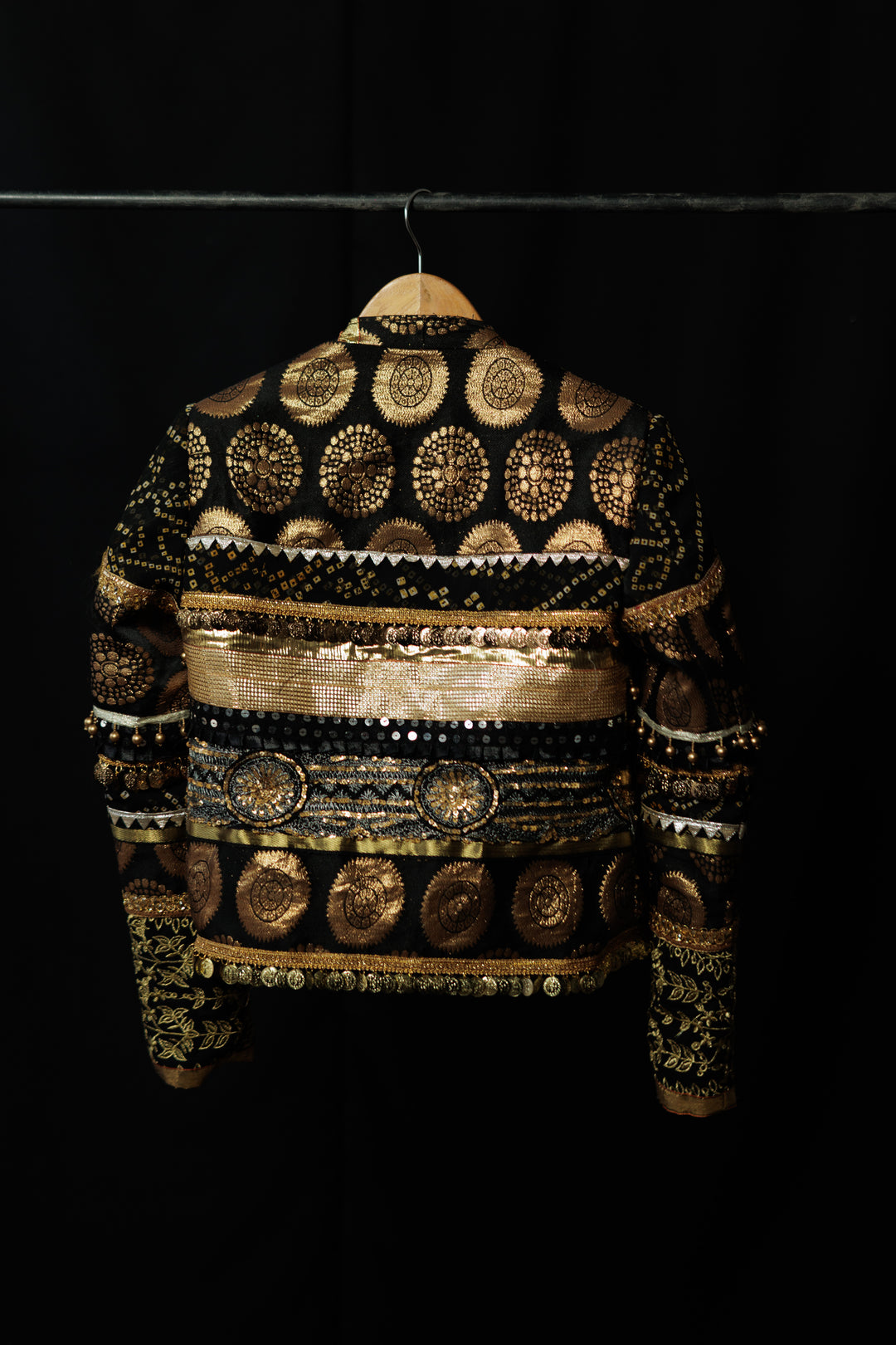 Black and gold Banjara jacket