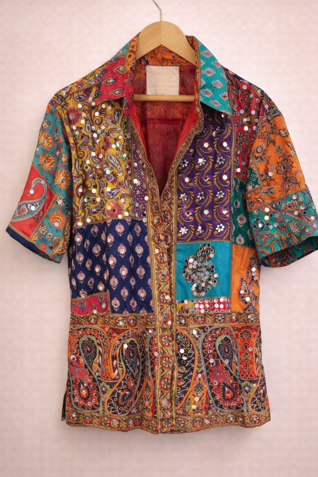 “Sparkle Sutra”-mirror shirt Men