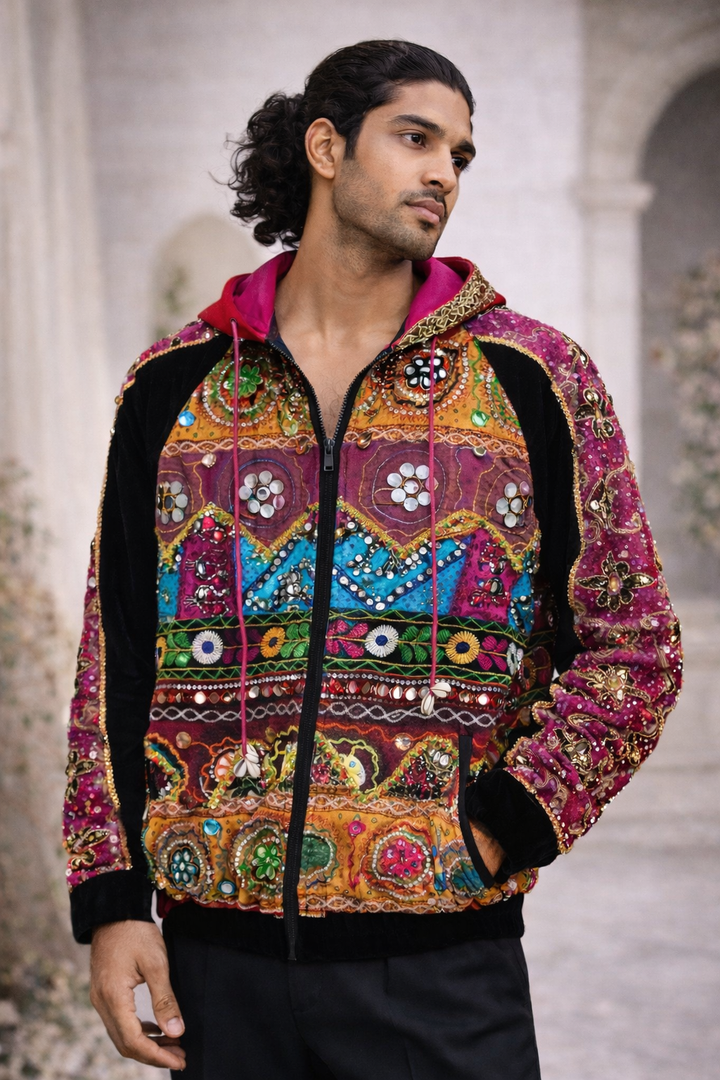 Banjara Embellished Hoodie