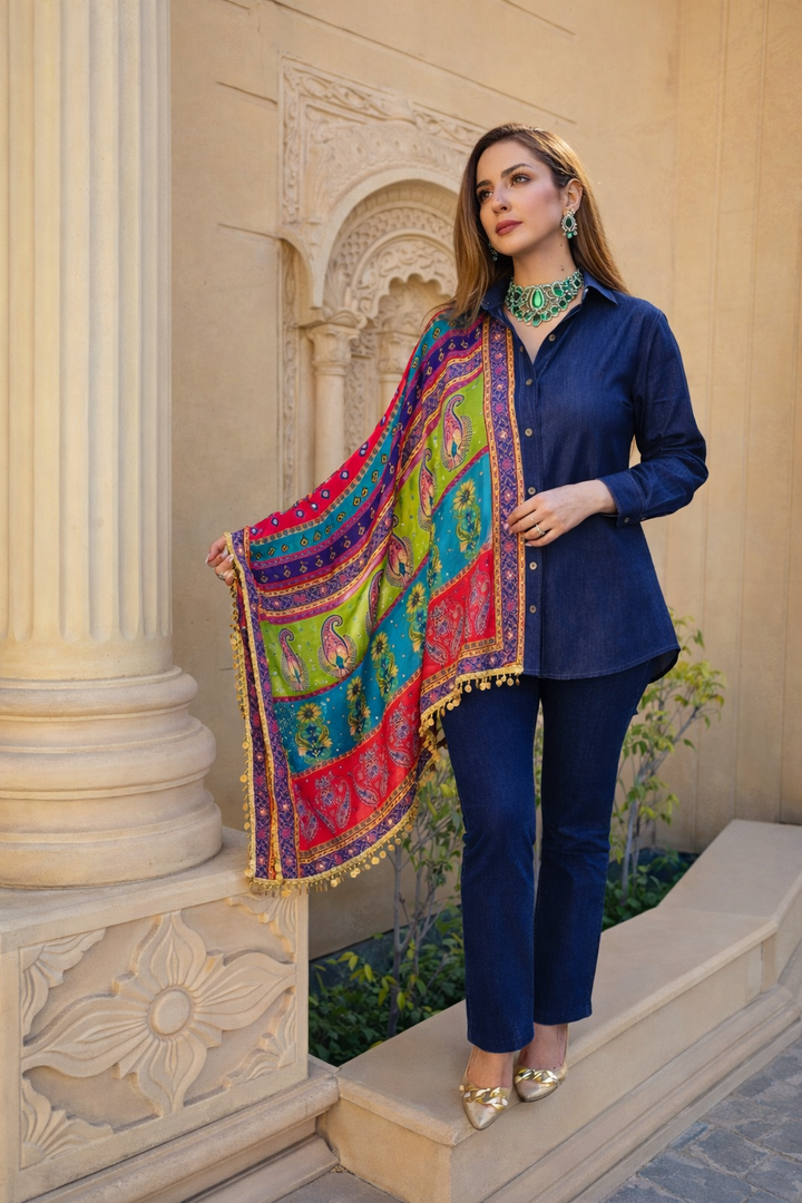 The Signature Drape Shirt