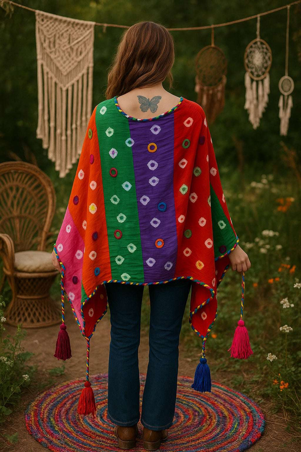 Rangrez Mirror Patchwork Stole