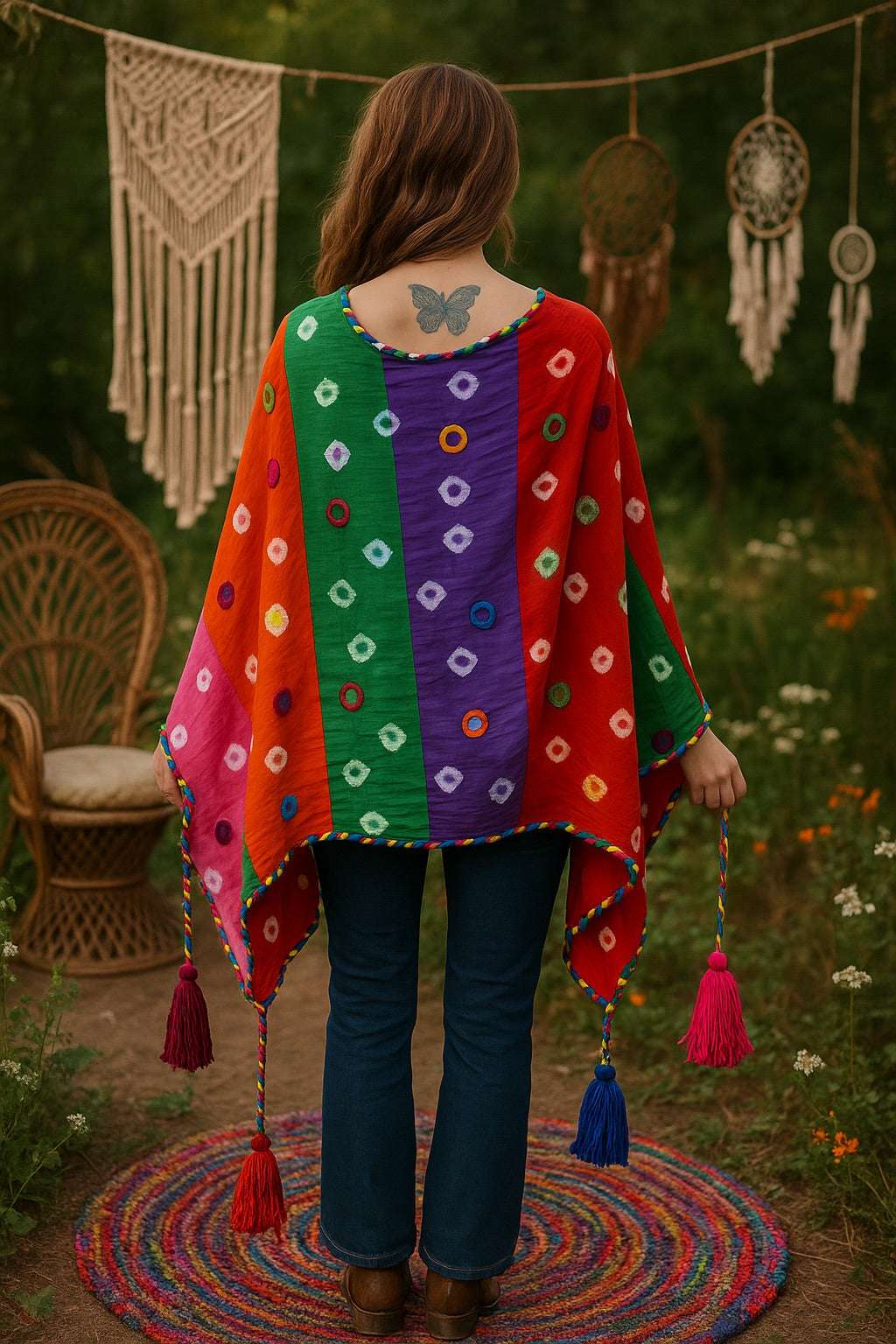 Rangrez Mirror Patchwork Stole