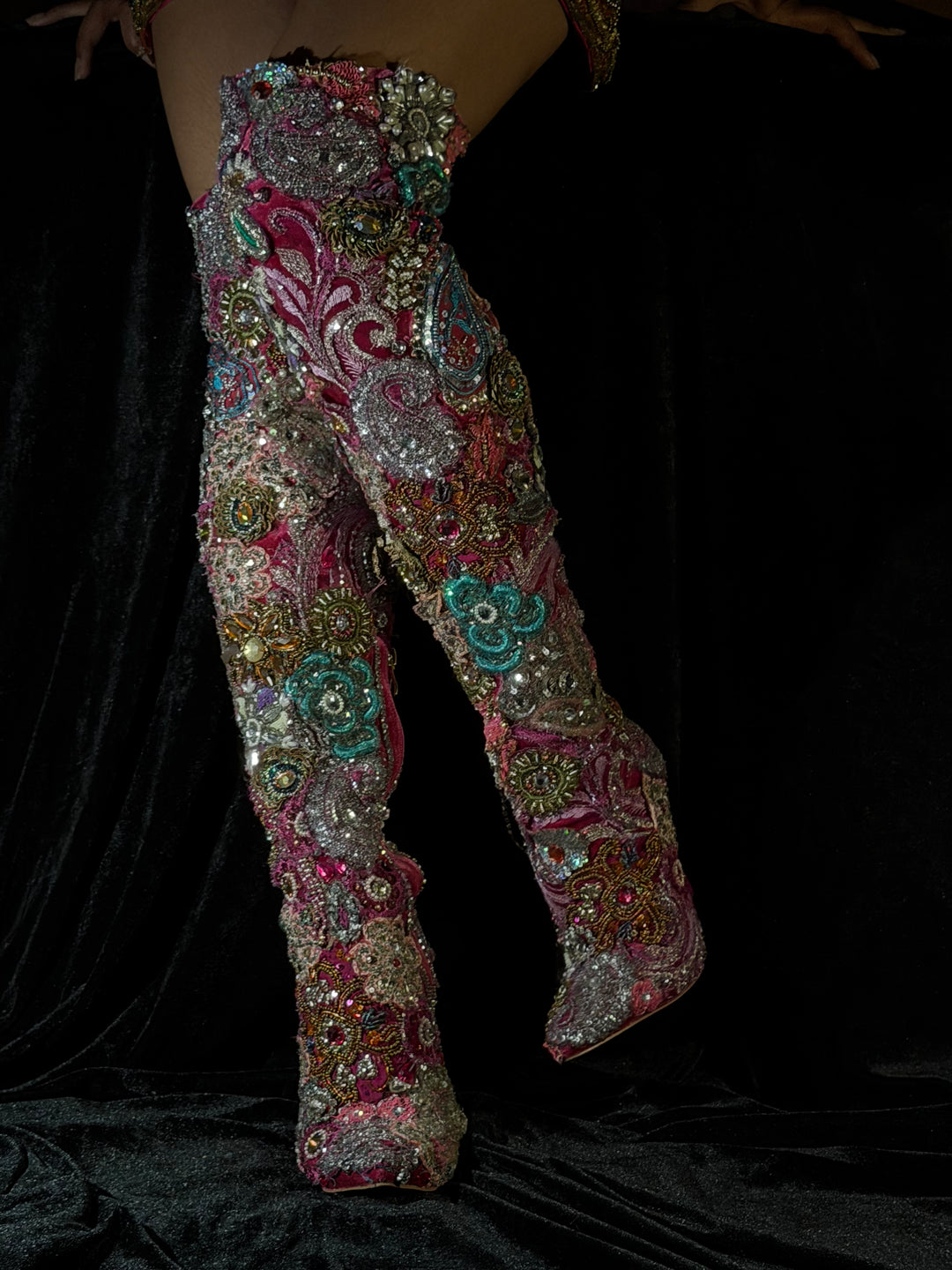 La Rosa Sparkling Boots