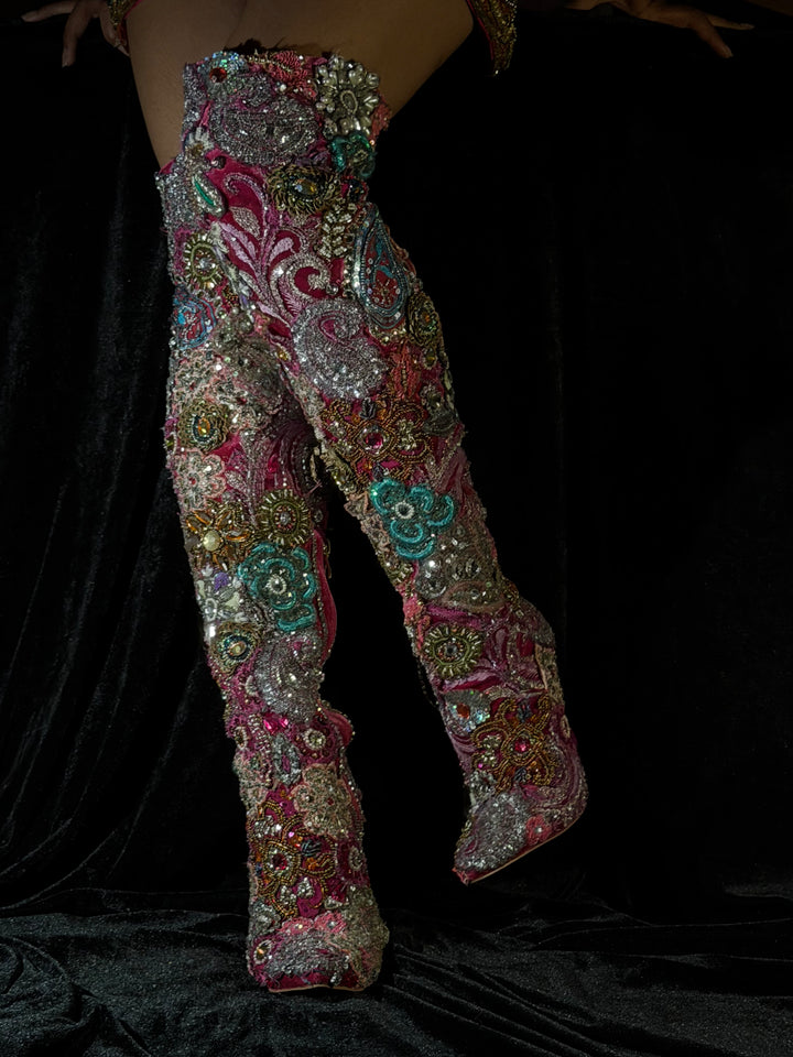 La Rosa Sparkling Boots
