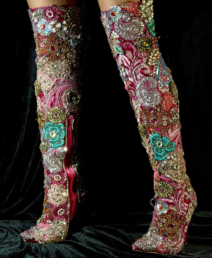 La Rosa Sparkling Boots