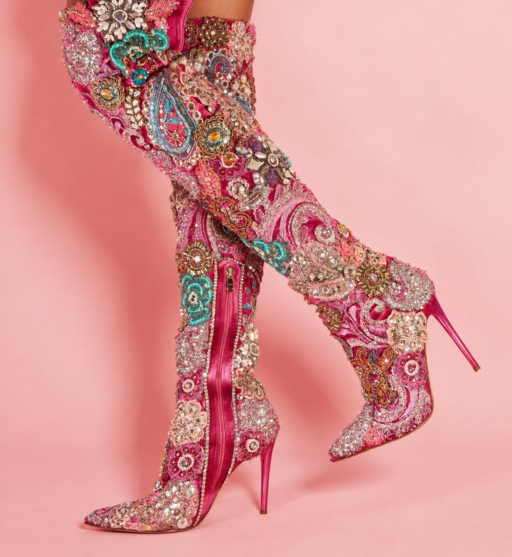 La Rosa Sparkling Boots
