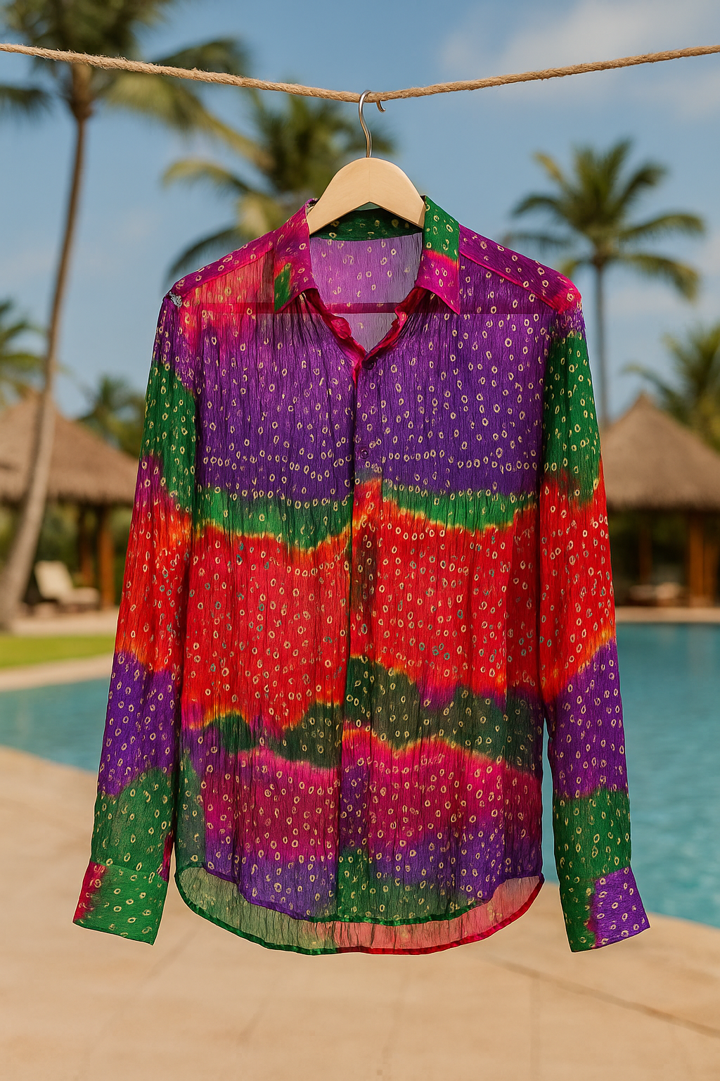 Boho Bagh Bandhani Men shirt