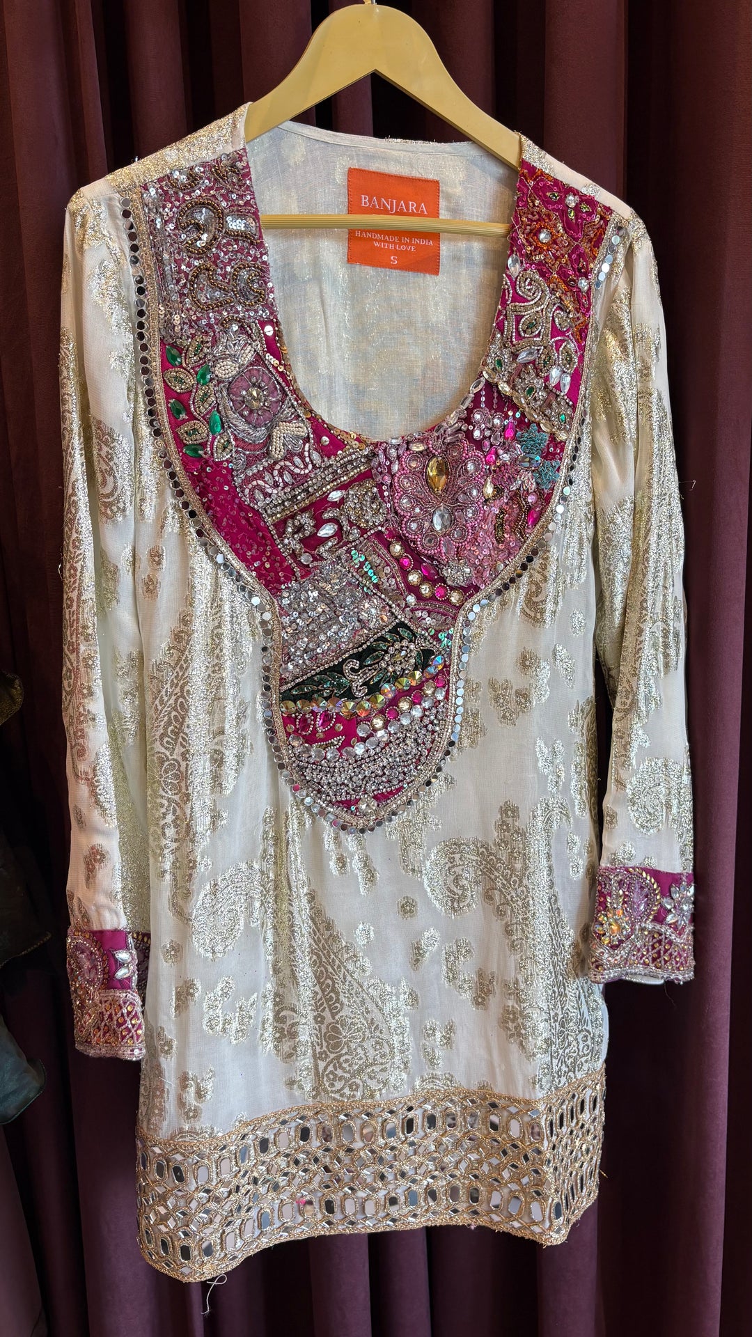 Arezou Embellished Kaftan Dress