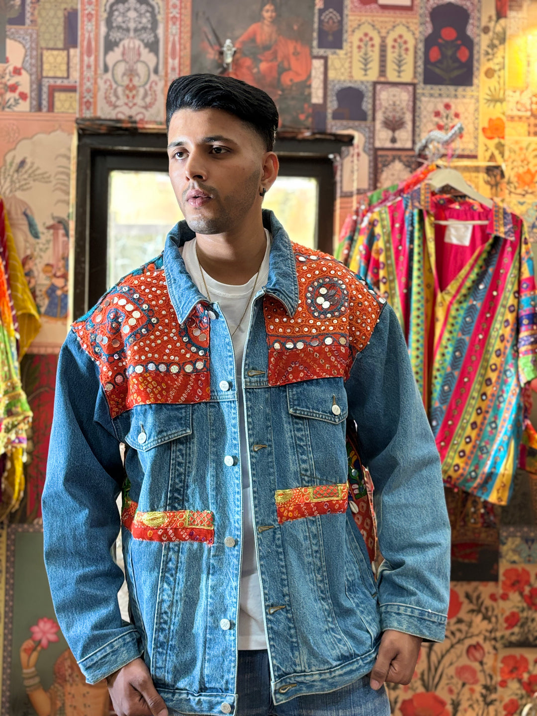 Raaga Orange Banjara Jacket