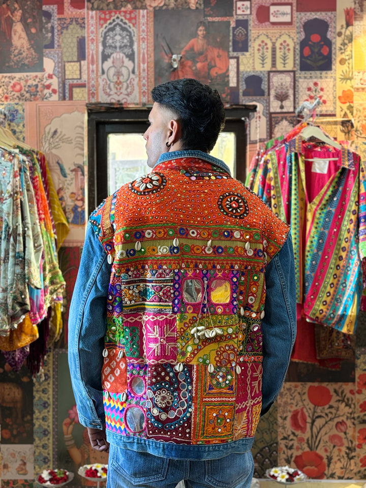 Raaga Orange Banjara Jacket