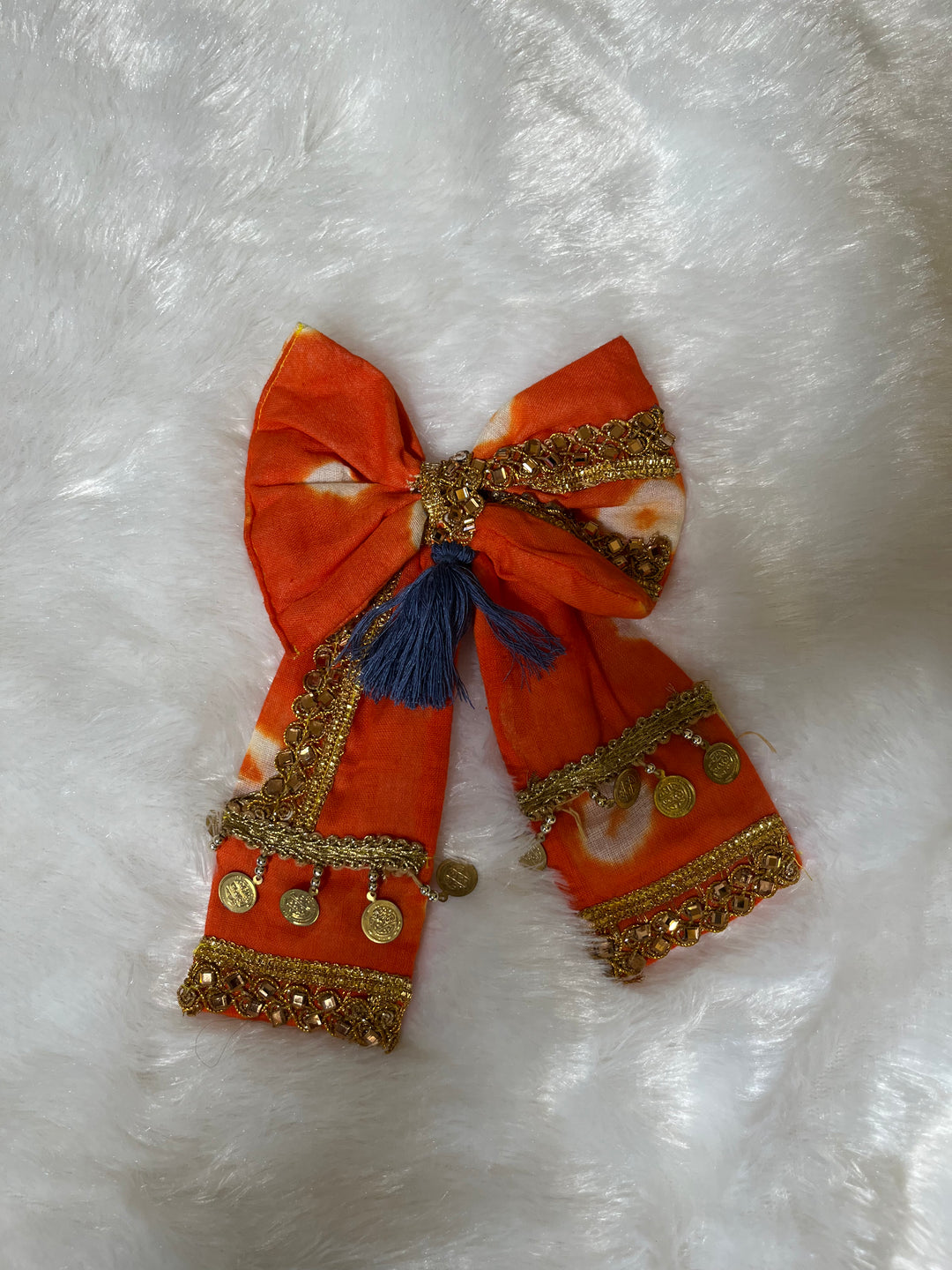 Coin Tassel Hair bow - banjaratrail