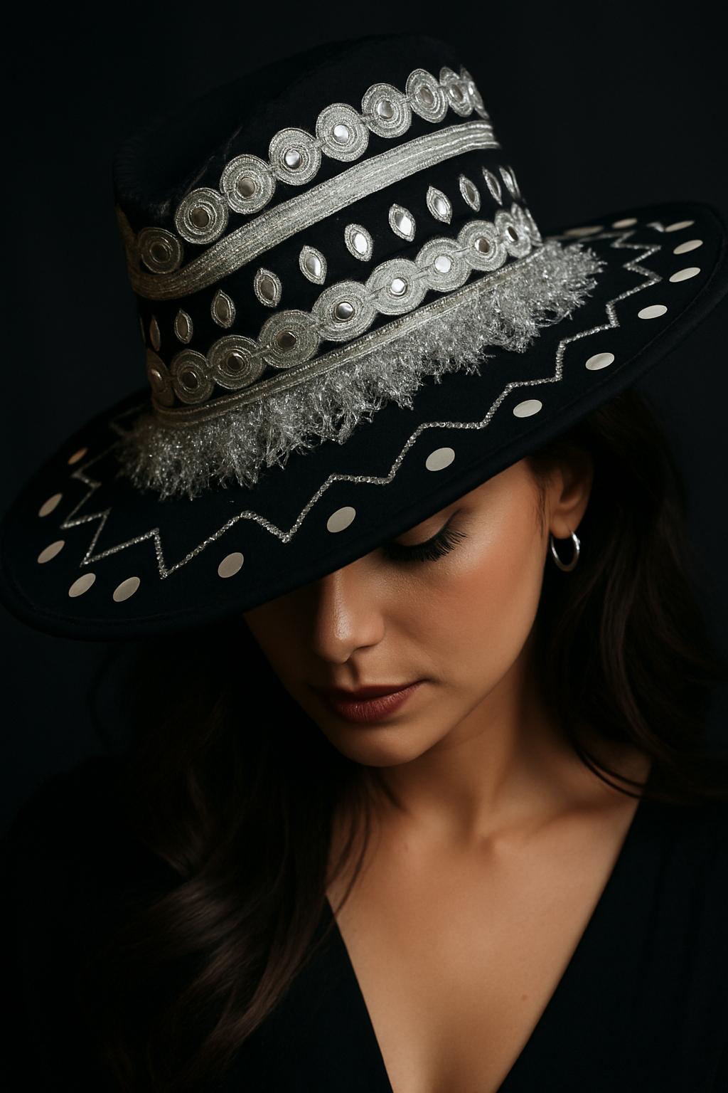 Silver Nova Suede Cowgirl Hat