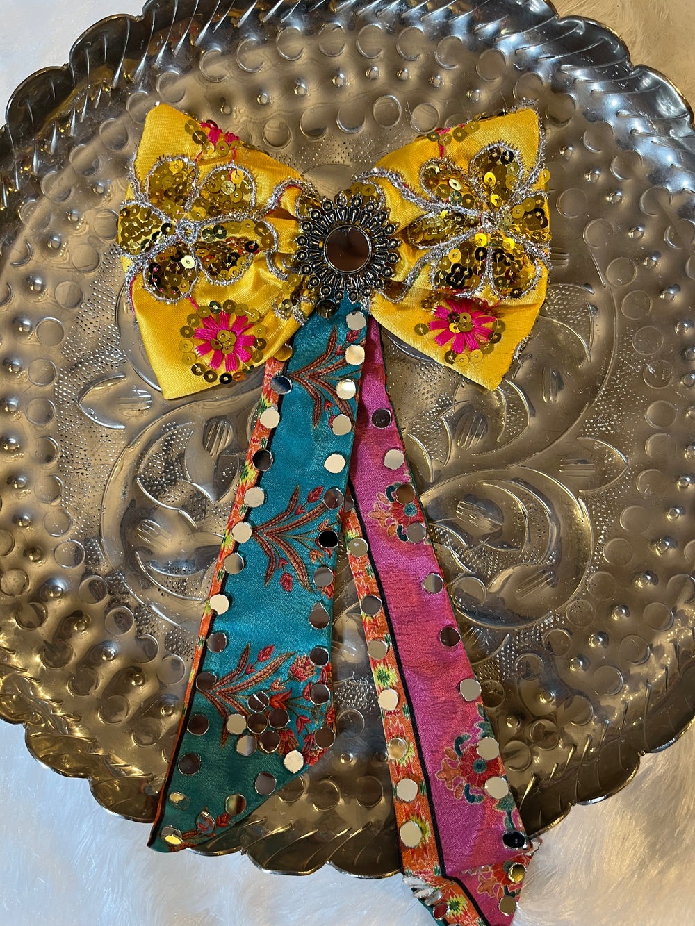 Phoolon Ki Rani Bow | Yellow Celebration Edition - banjaratrail