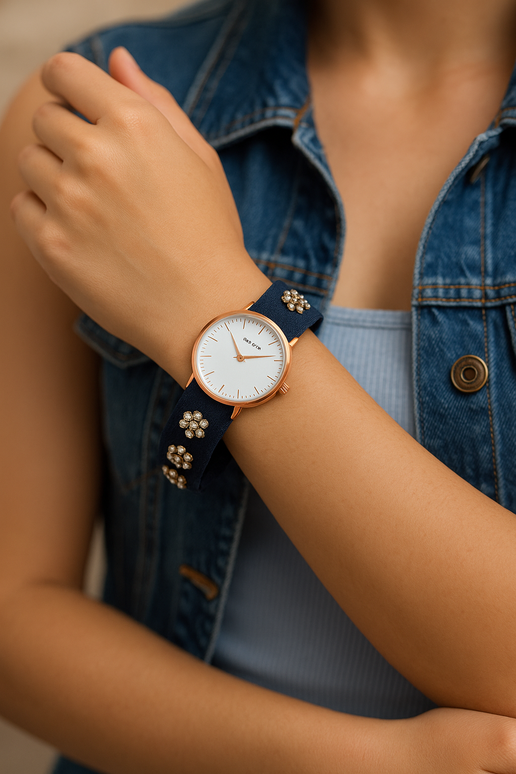 Midnight Bloom Timepiece