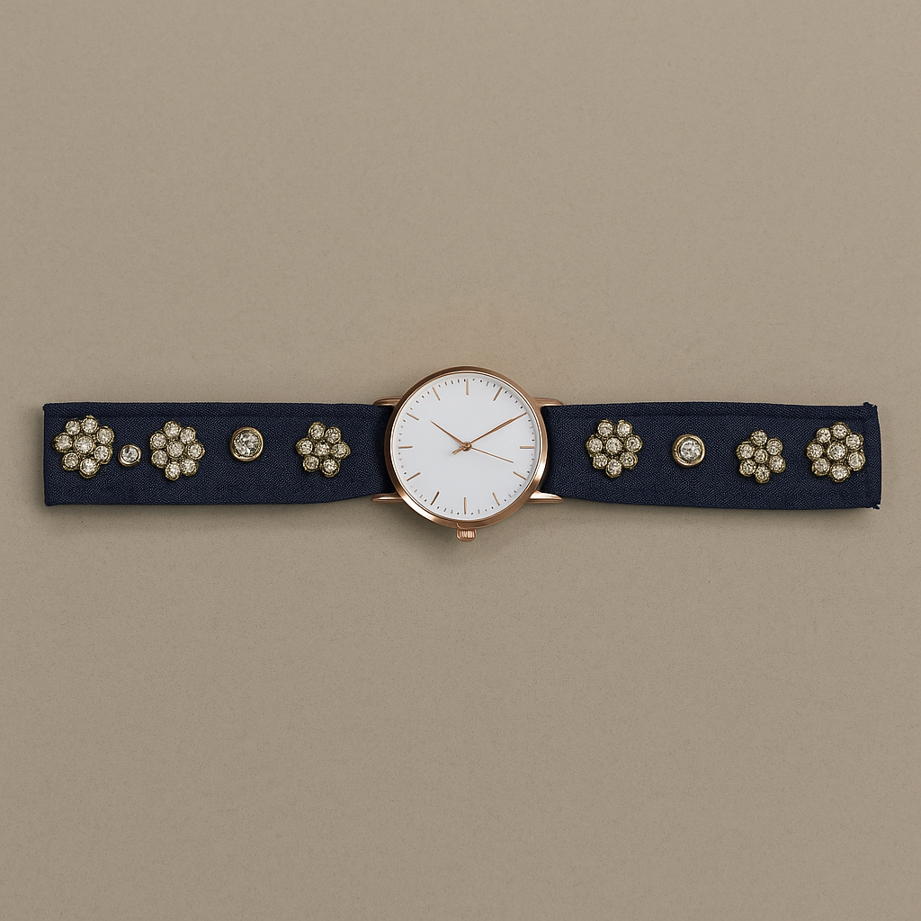 Midnight Bloom Timepiece