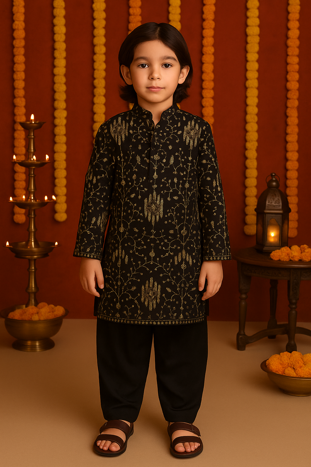 Noor Embroidered Kurta & Pant Set