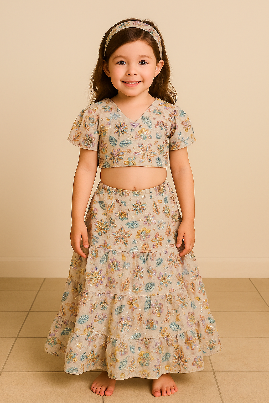 Dreamscape Embroidered Lehenga Set