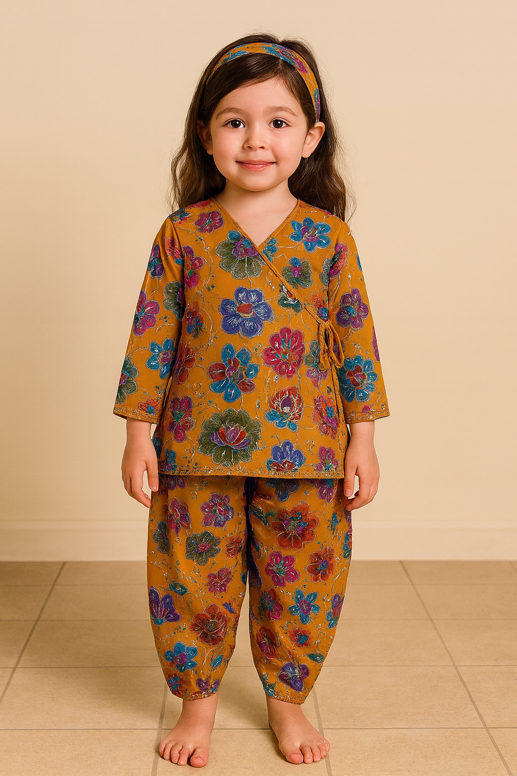 Gulbahar Wrap Kurta & Pant Set