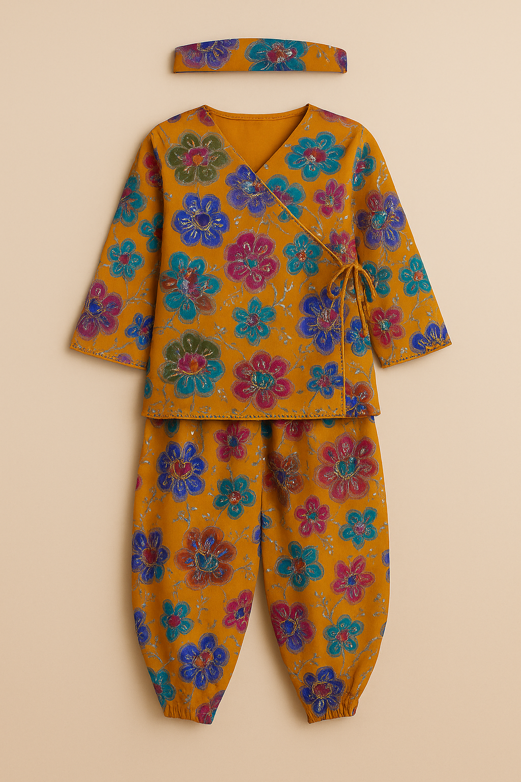 Gulbahar Wrap Kurta & Pant Set