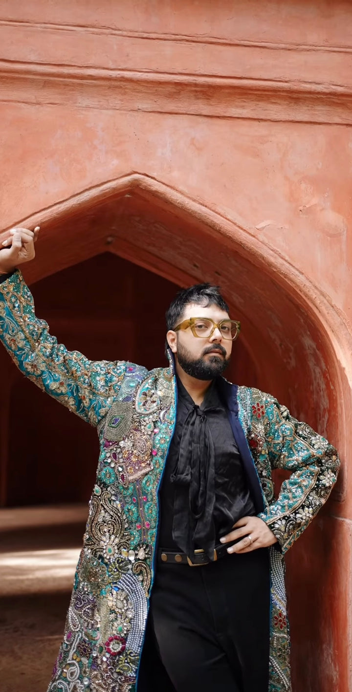 Pranaj Jaitly in Zar Maharaja Jacket