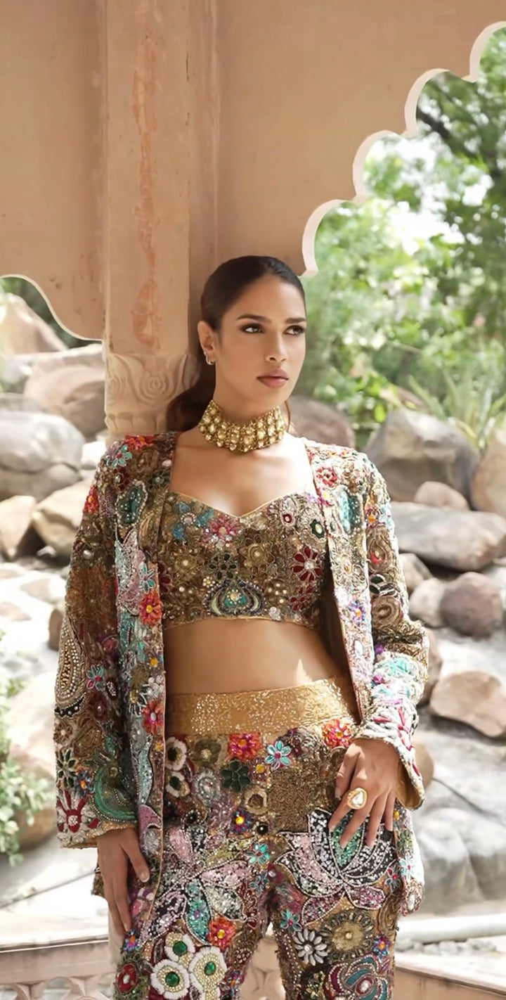 Ekta Bhadana in Phool Mehal couture (Ready to ship)