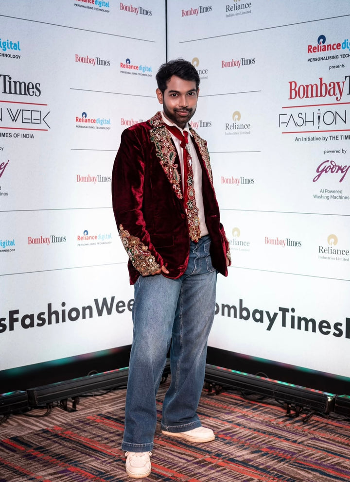 Onkar Kulkarni in Baroque Bloodline Blazer