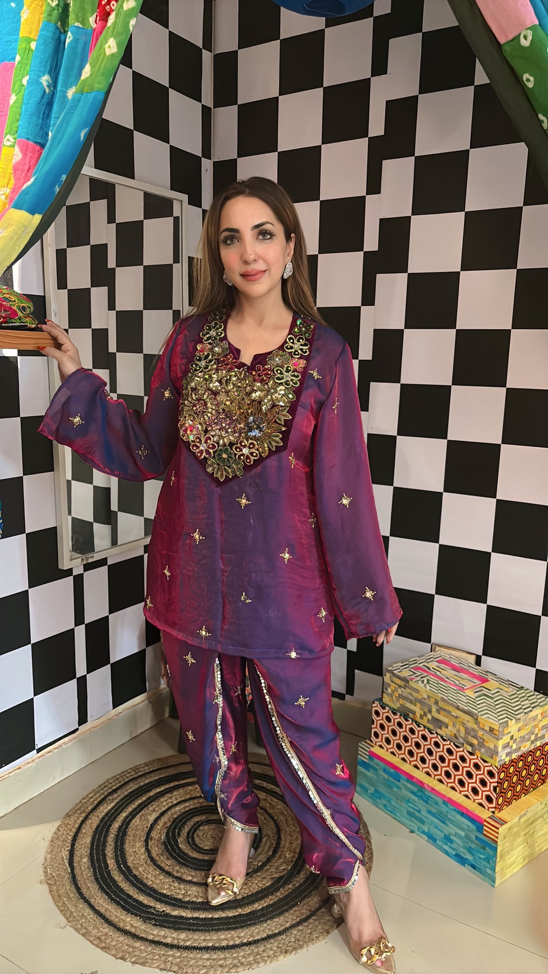 Fiza- Embellished Patiala Set