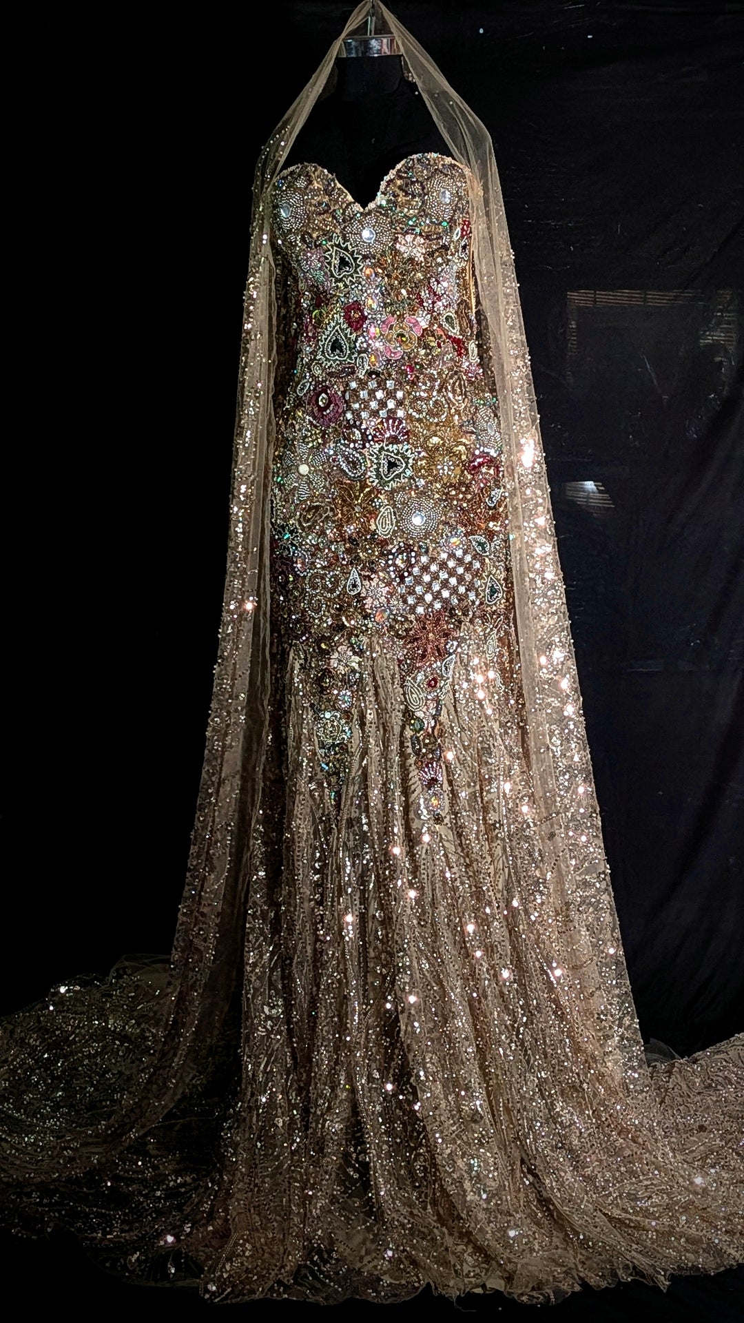 The Maharani Cascade Gown