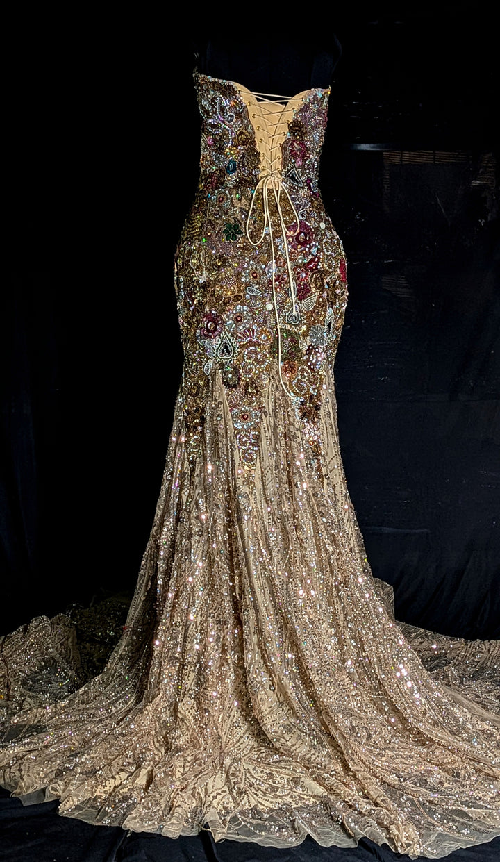 The Maharani Cascade Gown