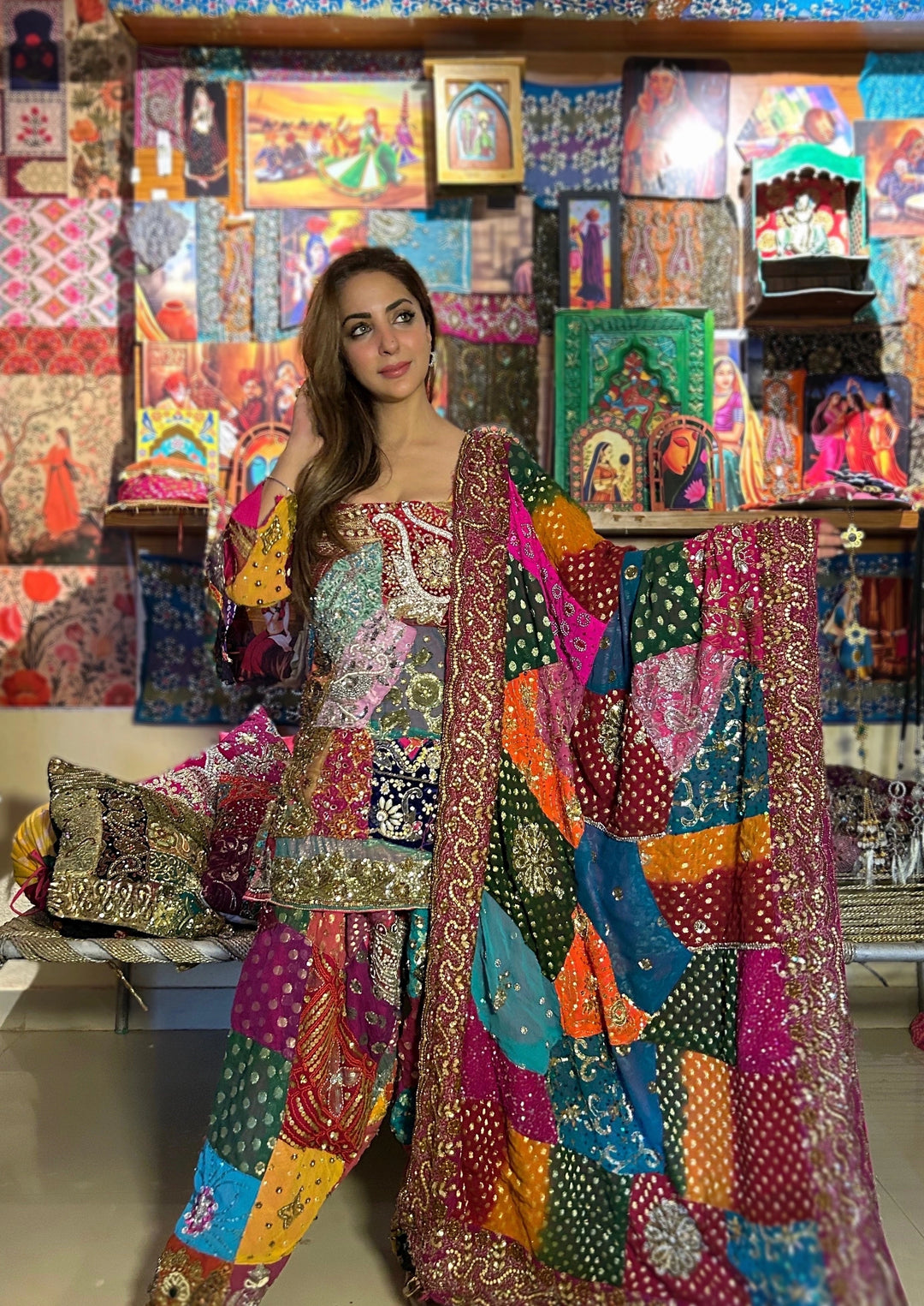 Zubeida Embellished  Suit