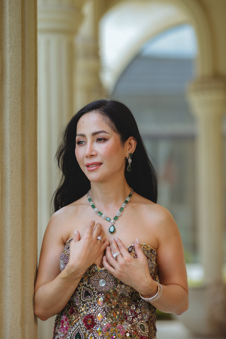 The Maharani Cascade Gown