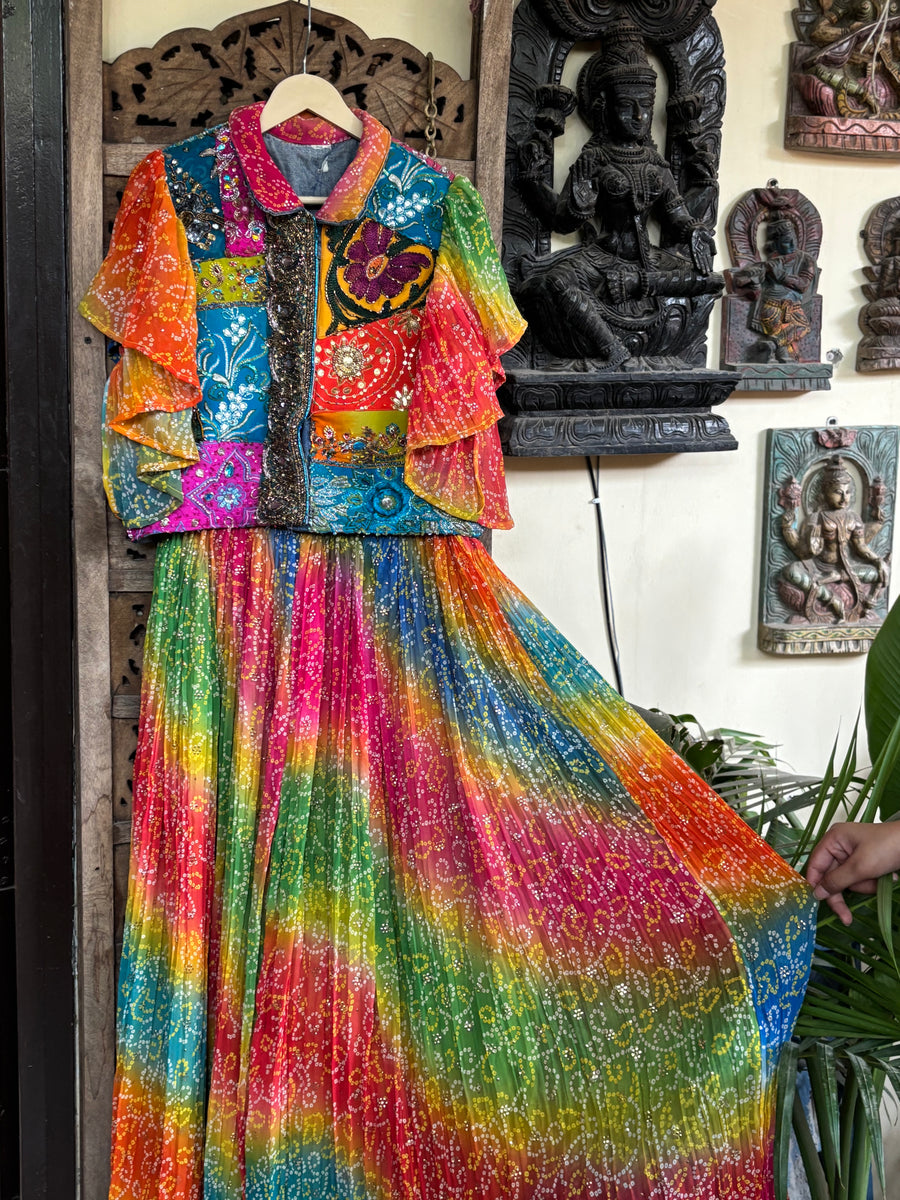 Rangilo Bandhani Co-ord Set - banjaratrail